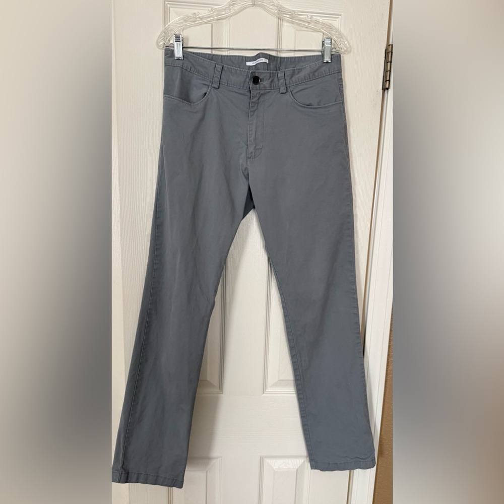 Men's Classic Straight Chino Pants - Gray 31*31